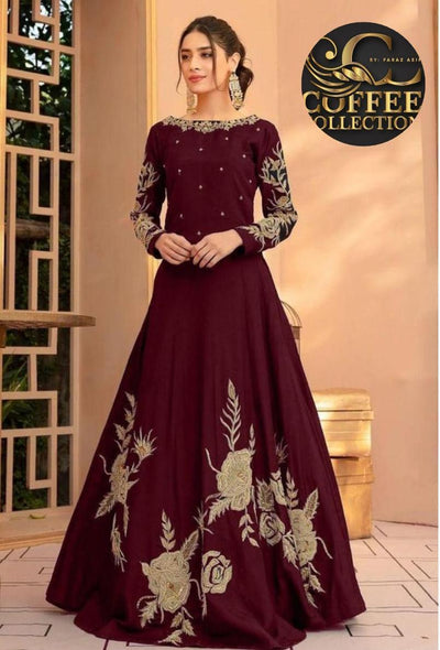 Shamoz silk maxi