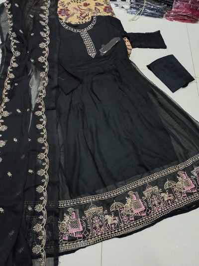 LINEN EMBROIDERY 3PC MAXI