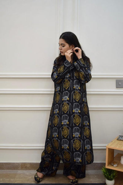 MELODID MUSE PRINTED 2PCS STITCHED