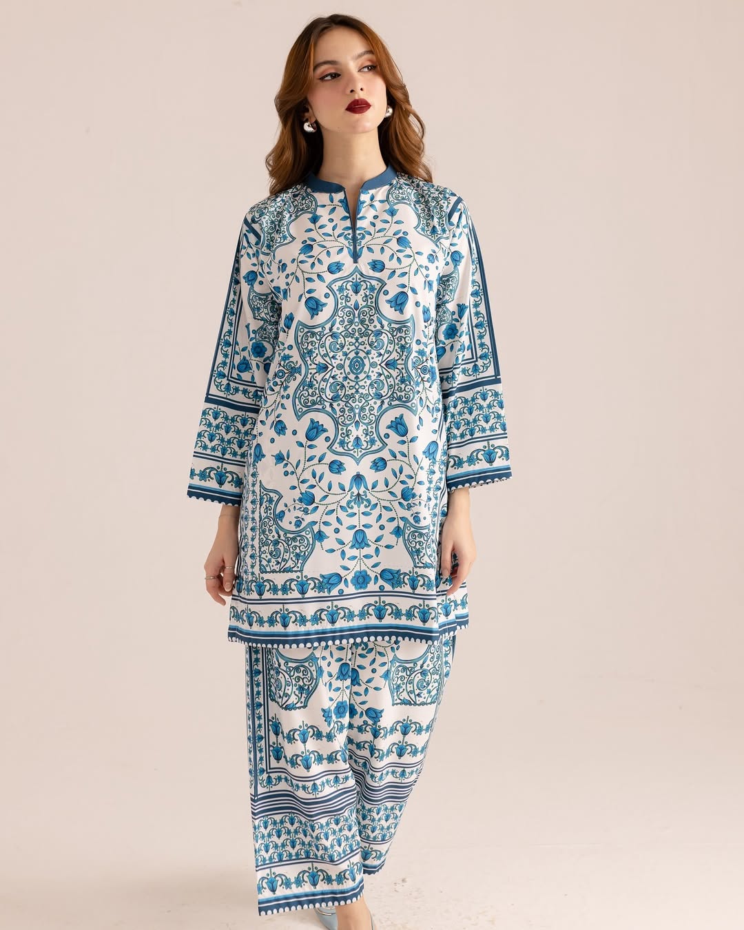 PLAZO DIGITAL PRINTED 2Pc