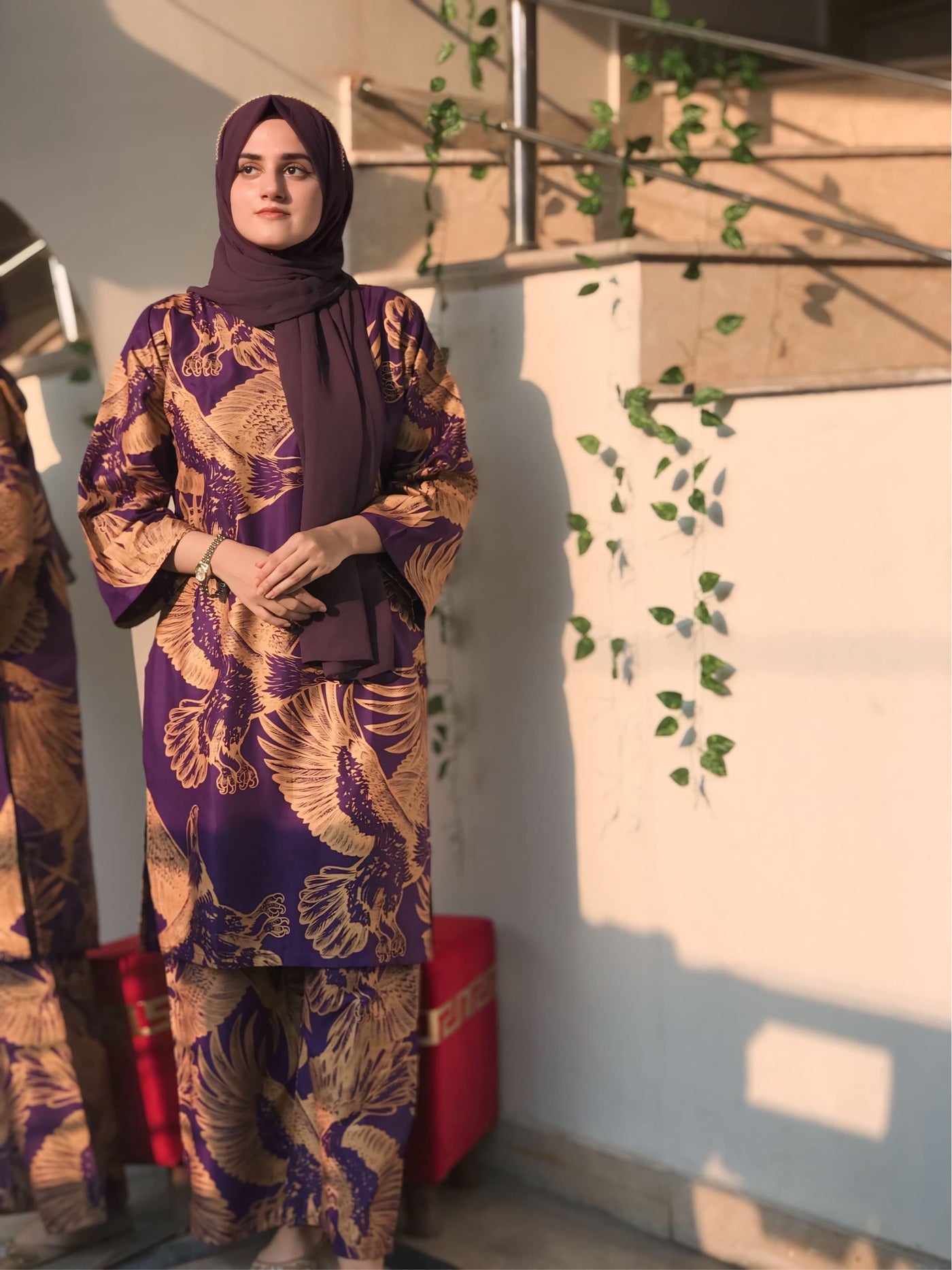 New Block print 2pc