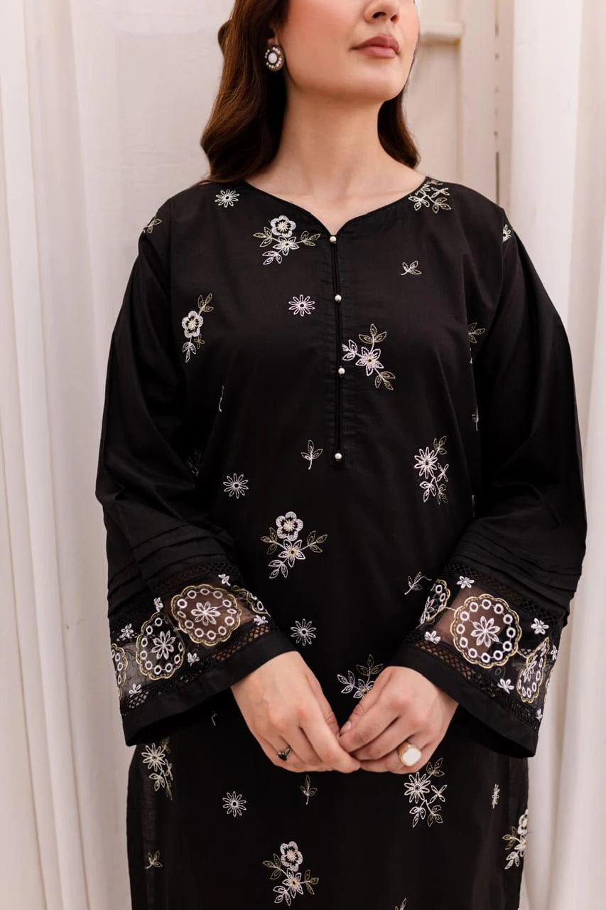 DELIGHT BLACK EMB LONG LENGHT