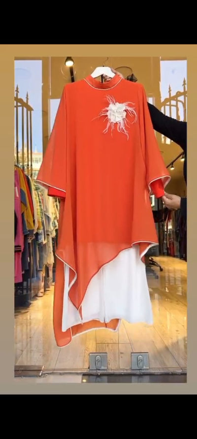 2Pc Western Style Dress for Women