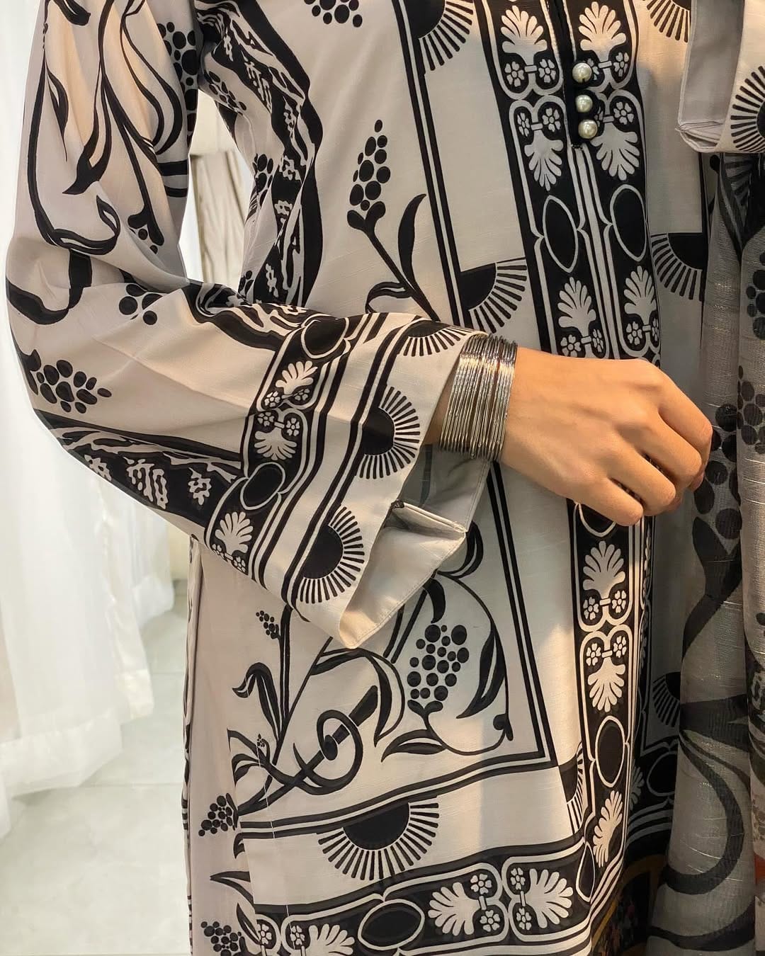 3 PCS LAWN PRINTED